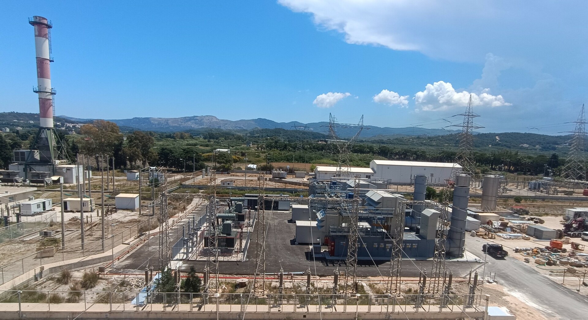 O σταθμ;ός παραγωγής της ΔΕΗ στη Ρόδο © ΔΕΗ