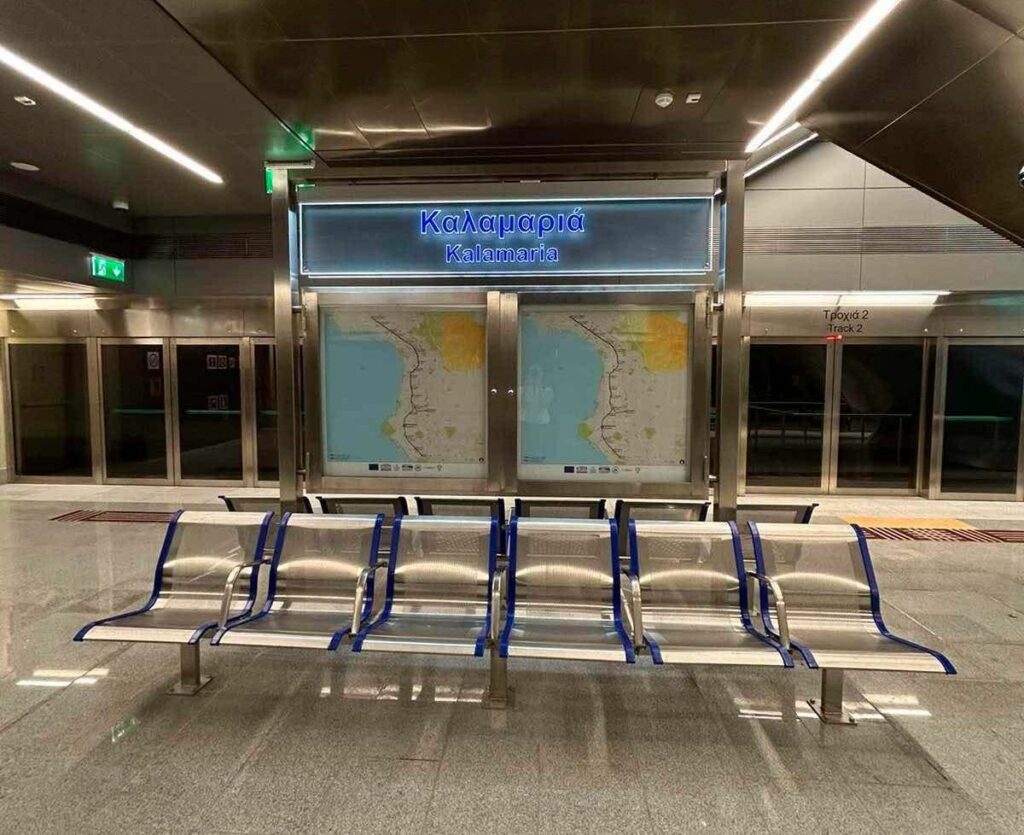Μία ημέρα πριν ανοίξει το Μετρό Καλαμαριάς: Τι είδαμε στους 5 νέους σταθμούς