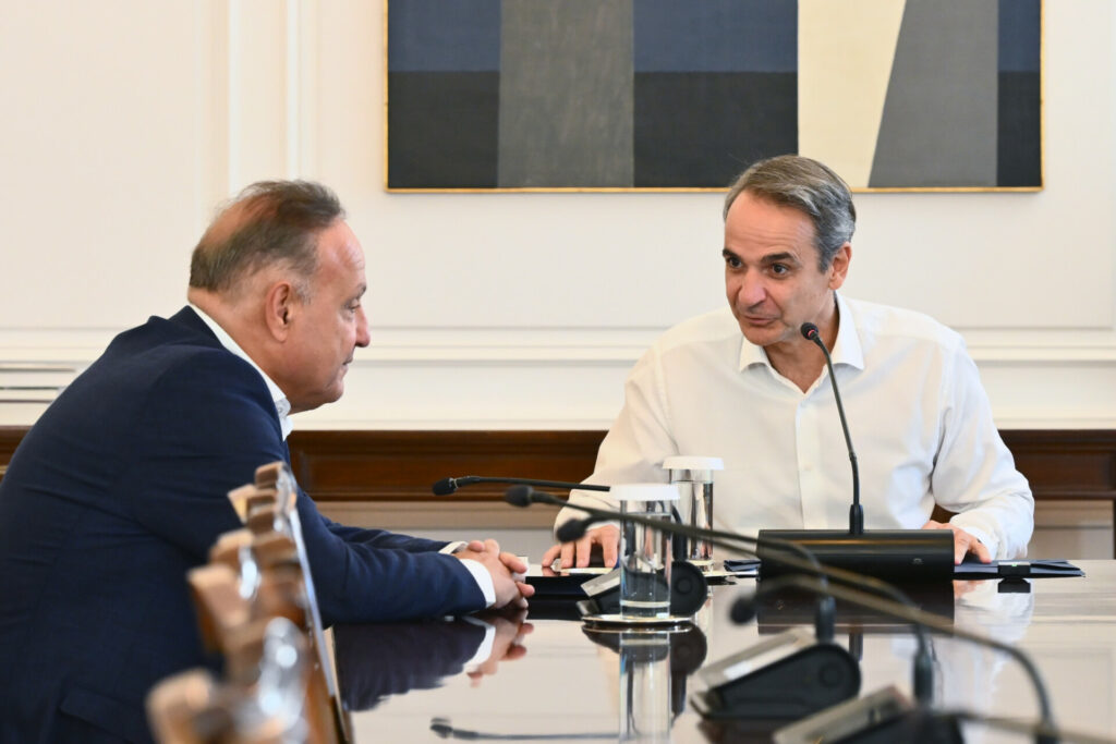 Συνάντηση Μητσοτάκη με Αγγελούδη, η ανάπλαση της ΔΕΘ στο επίκεντρο