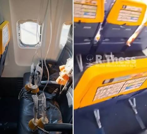 Ryanair: Φτερά και υπολείμματα πουλιού στον κινητήρα μετά το περιστατικό με το σπασμένο παράθυρο
