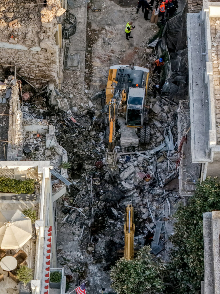 Έκρηξη στην Πλάκα, ©ΓΙΩΡΓΟΣ ΚΟΝΤΑΡΙΝΗΣ/EUROKINISSI