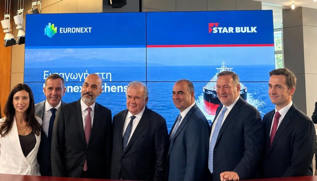 Star Bulk: Η μεγάλη πρεμιέρα στο Euronext Athens