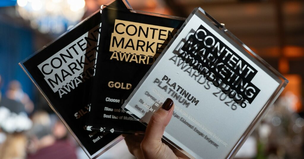 Τρεις διακρίσεις για την Choose στα Content Marketing Awards