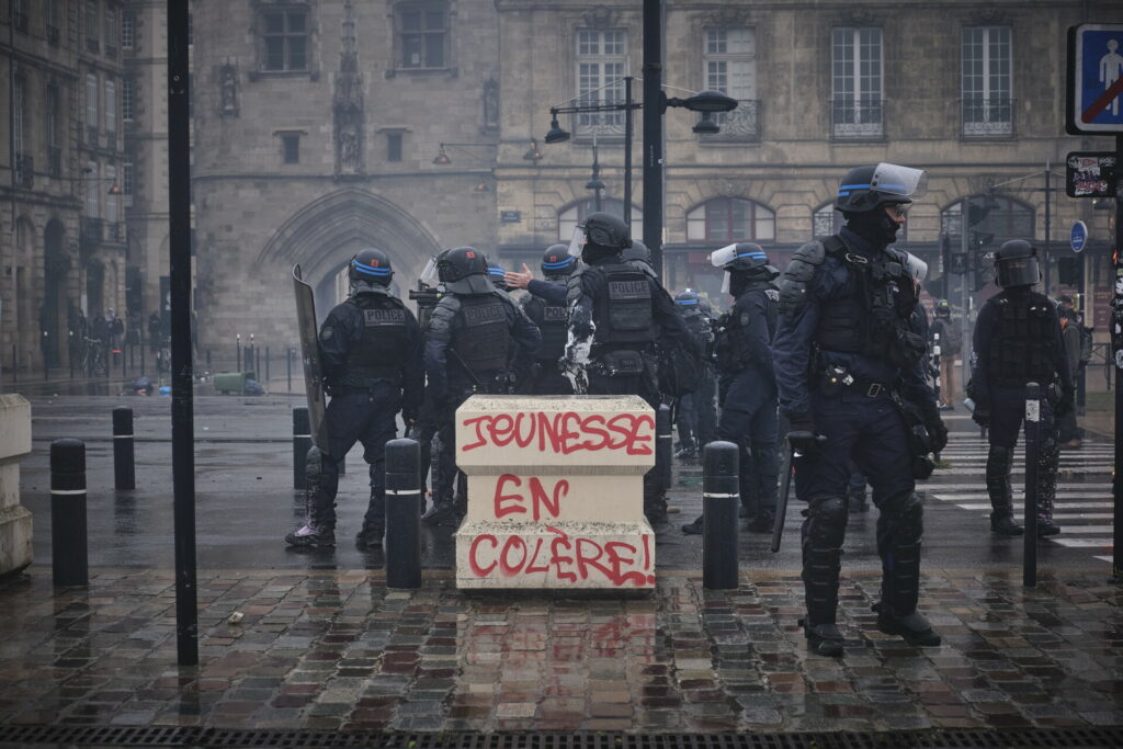 Γαλλία, διαδηλώσεις © EPA/GUILLAUME PINON