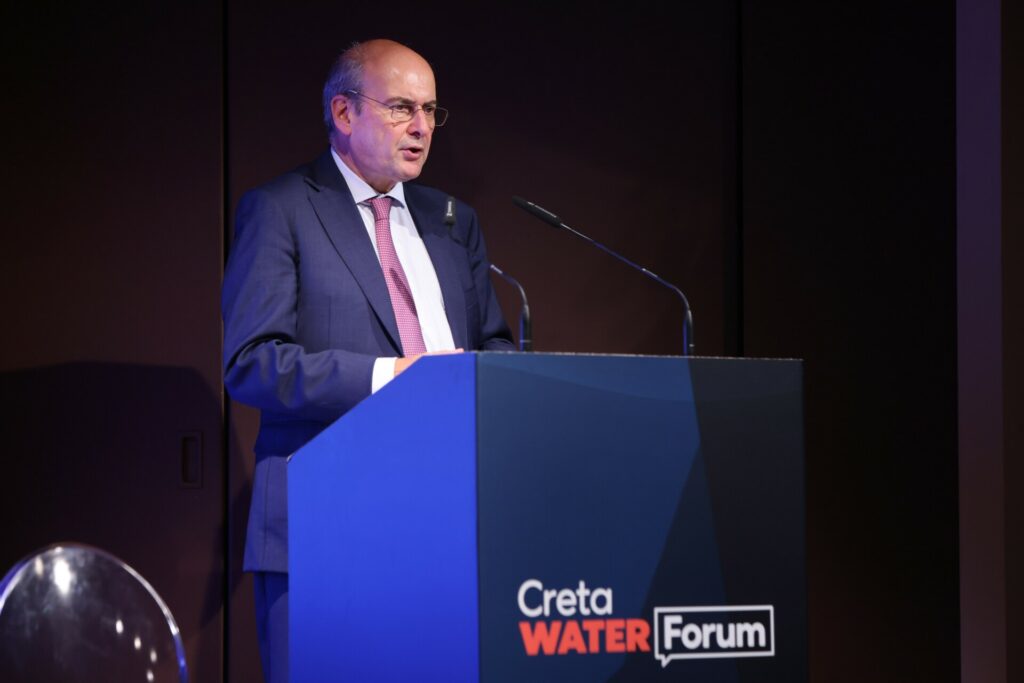 Χατζηδάκης από το Creta Water Forum: Απαιτούνται 350 εκατ. ευρώ για να λυθεί το θέμα του νερού στην Κρήτη