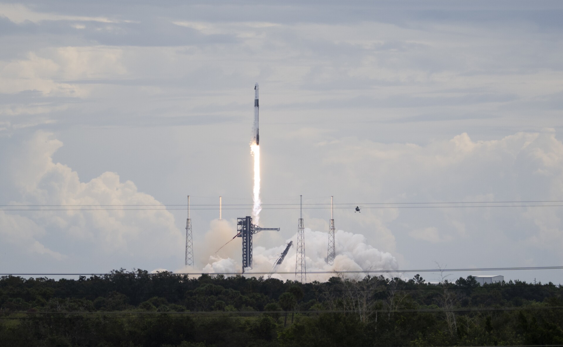H σημερινή εκτόξευση του Falcon 9 πήγε πολύ καλά
