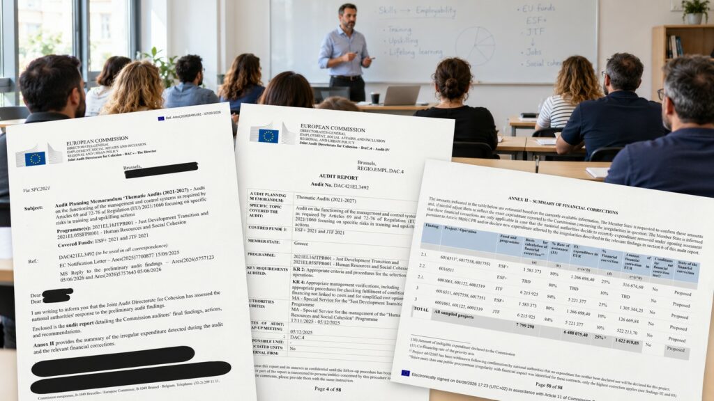 Ολόκληρη η έκθεση – κόλαφος της Κομισιόν για την Κατάρτιση