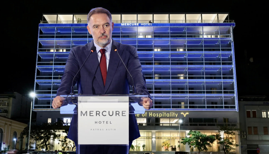 Mercure Patras Astir: Το στοίχημα Βασιλικού άνω των 10 εκατ. στην Πάτρα