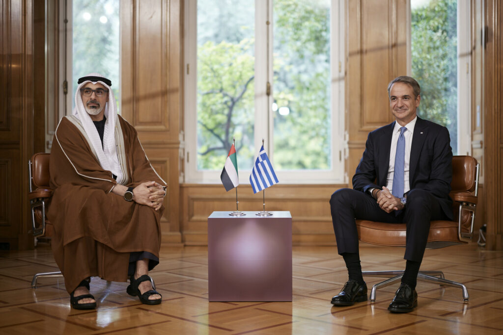 Μητσοτάκης με πρίγκιπα διάδοχο του Άμπου Ντάμπι: Ελλάδα και ΗΑΕ ως πυλώνες σταθερότητας