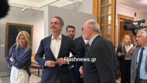 Στα Χανιά ο Μητσοτάκης για την εκδήλωση προς τιμήν του Μίνου Ζομπανάκη