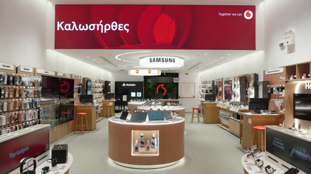 Vodafone Ελλάδας: Νέο κατάστημα στο The Mall Athens