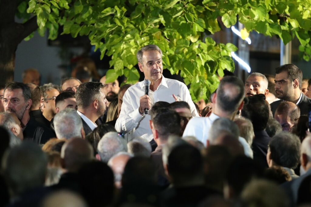 Μητσοτάκης από Βριλήσσια: Η αυτοδυναμία είναι πολιτικός μονόδρομος